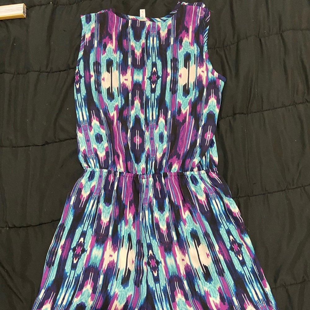 Blue and purples romper